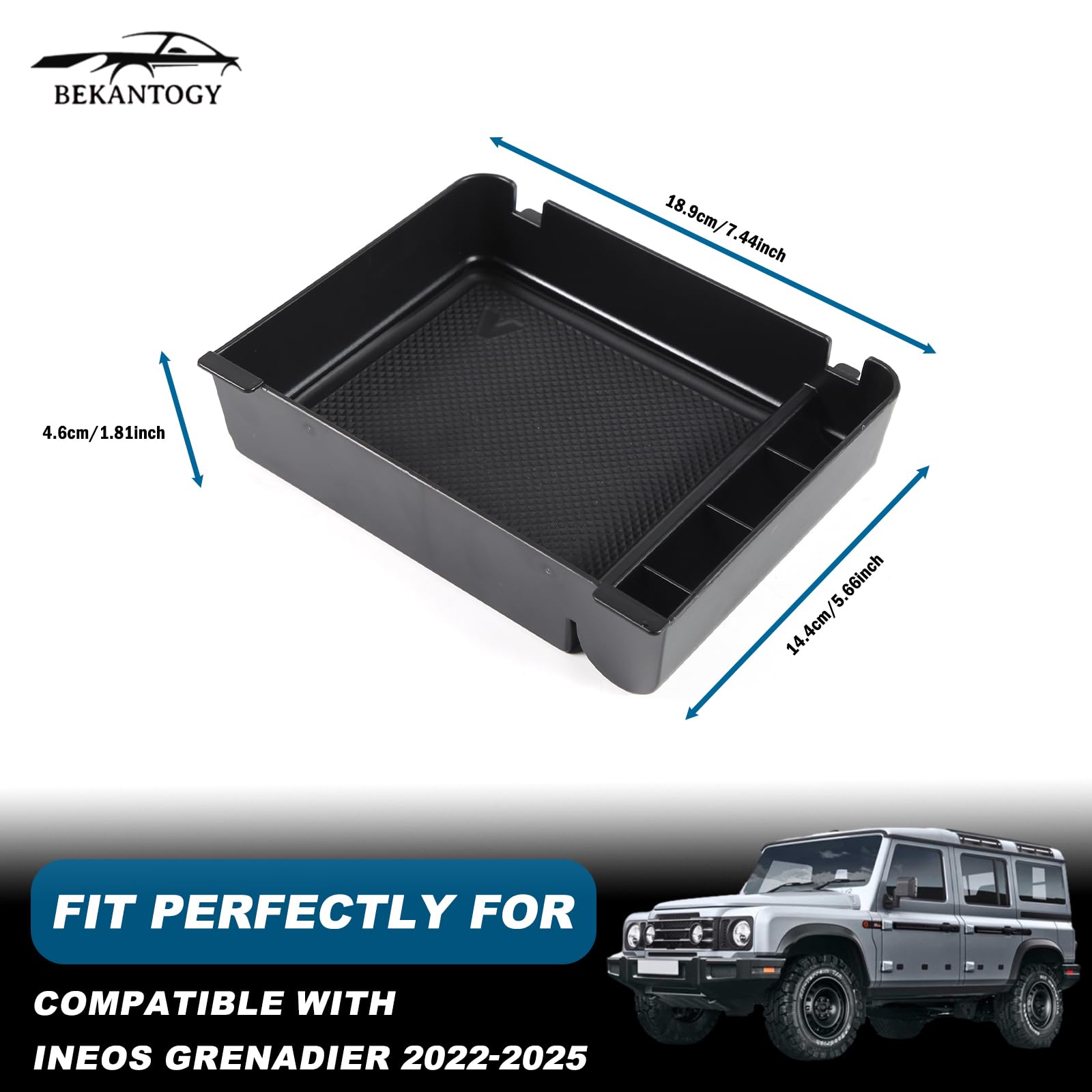 Bekantogy Grenadier armrest tray easy-clean design simplifies maintenance after spills.