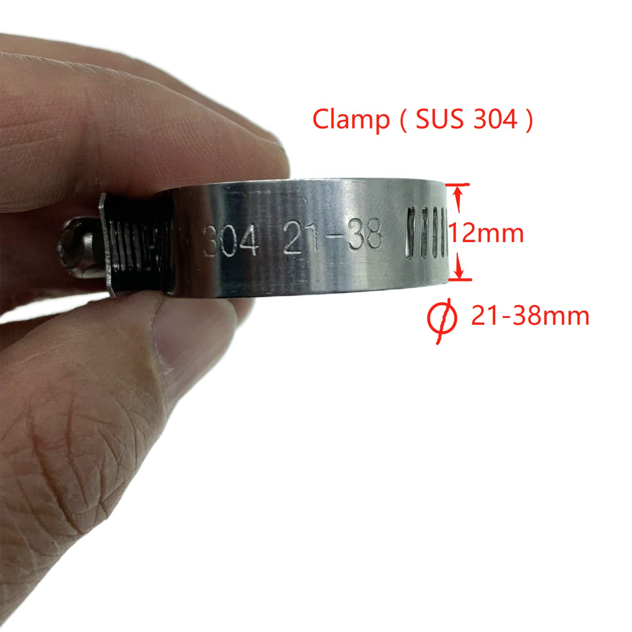 Bekelan stainless clamps accompany reinforced cap for secure, rust-free sealing.