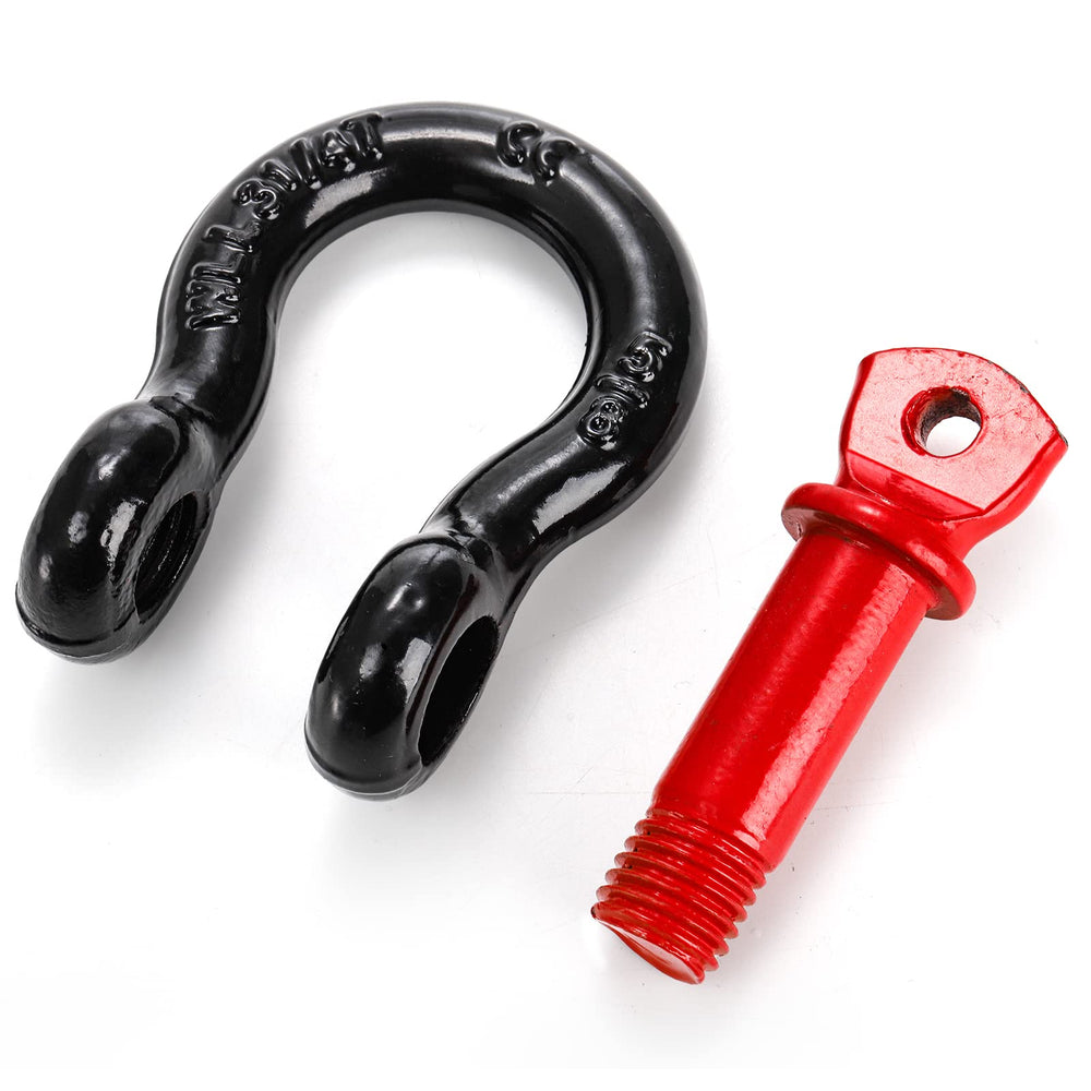 Bekith shackle enables secure attachment points for straps.