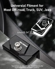 Belinous ditch light bracket—aluminum clamp for trucks and SUVs.