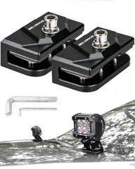 Belinous hood light mount bracket: drill-free, secure off-road lighting.
