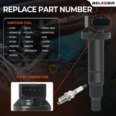 BELKEBIR ignition coil pack installation-ready design