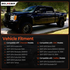 BELKEBIR rear driver door handle in black durable exact fit