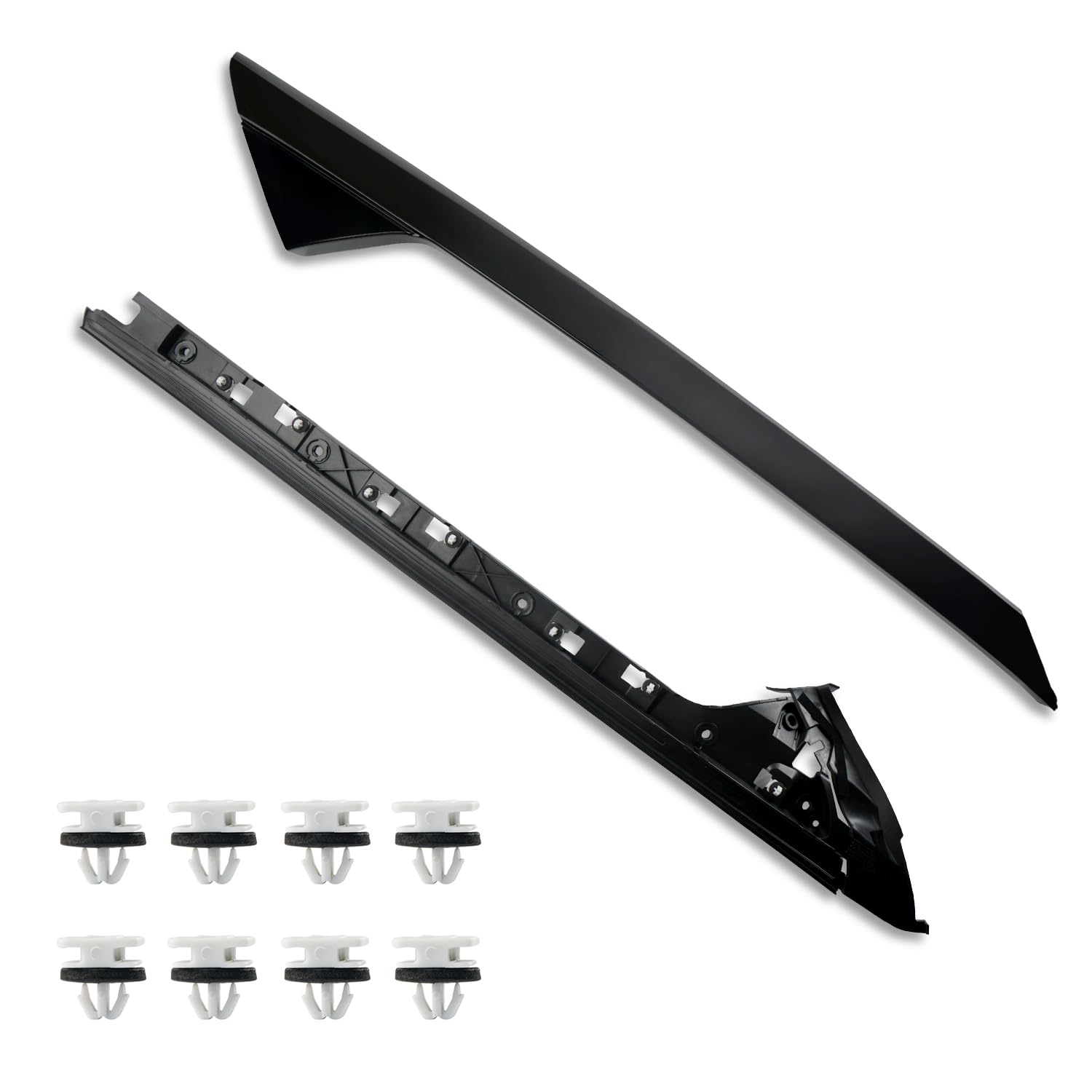 Belkebir A-Pillar molding trim for Explorer left driver outer fits precisely with UV-resistant finish.