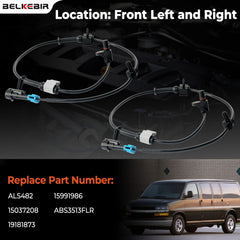 BELKEBIR abs sensor plug-n-play connection for easy installation