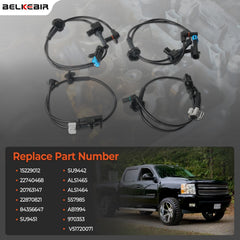 BELKEBIR ABS wheel sensor rear-left helps prevent ABS warning lights