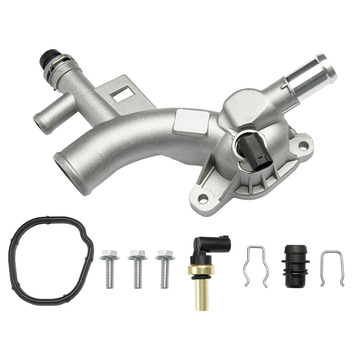 BELKEBIR aluminum coolant housing outlet for Cruze 1.4L with durable construction.