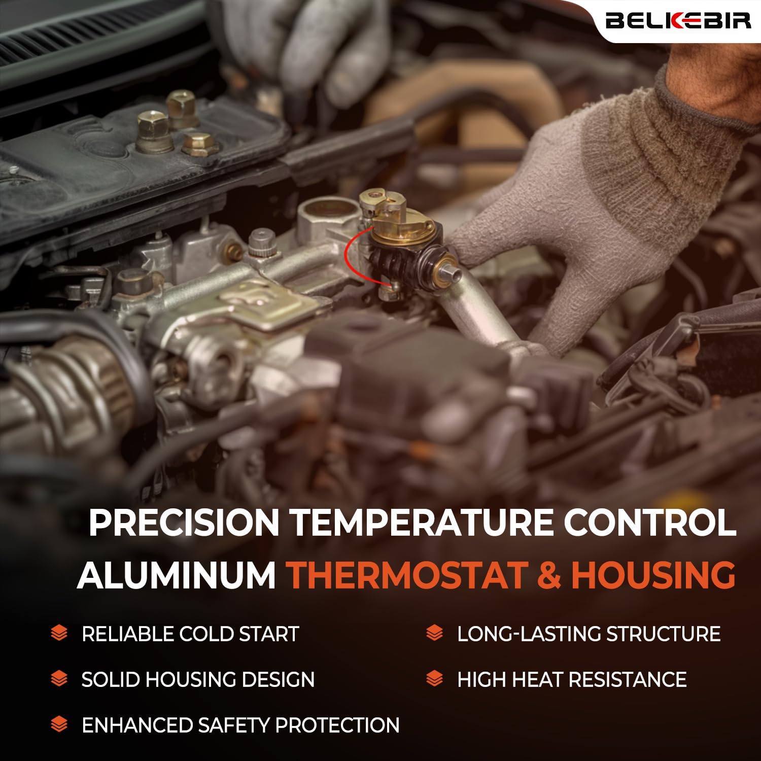 BELKEBIR aluminum housing maintains steady temperature in Cruze, Sonic, and Trax models.