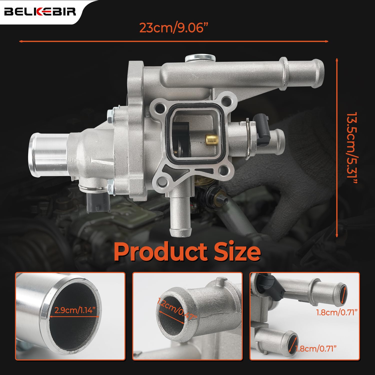 BELKEBIR replacement part offers OEM-like fit and dependable cooling on the road.