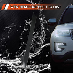 BELKEBIR A-Pillar trim durable ABS finish resists fading.