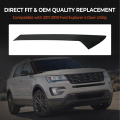 BELKEBIR A-Pillar trim outer windshield edge seals against water.