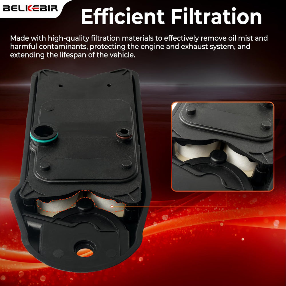 BELKEBIR CCV filter installation process shows easy DIY replacement
