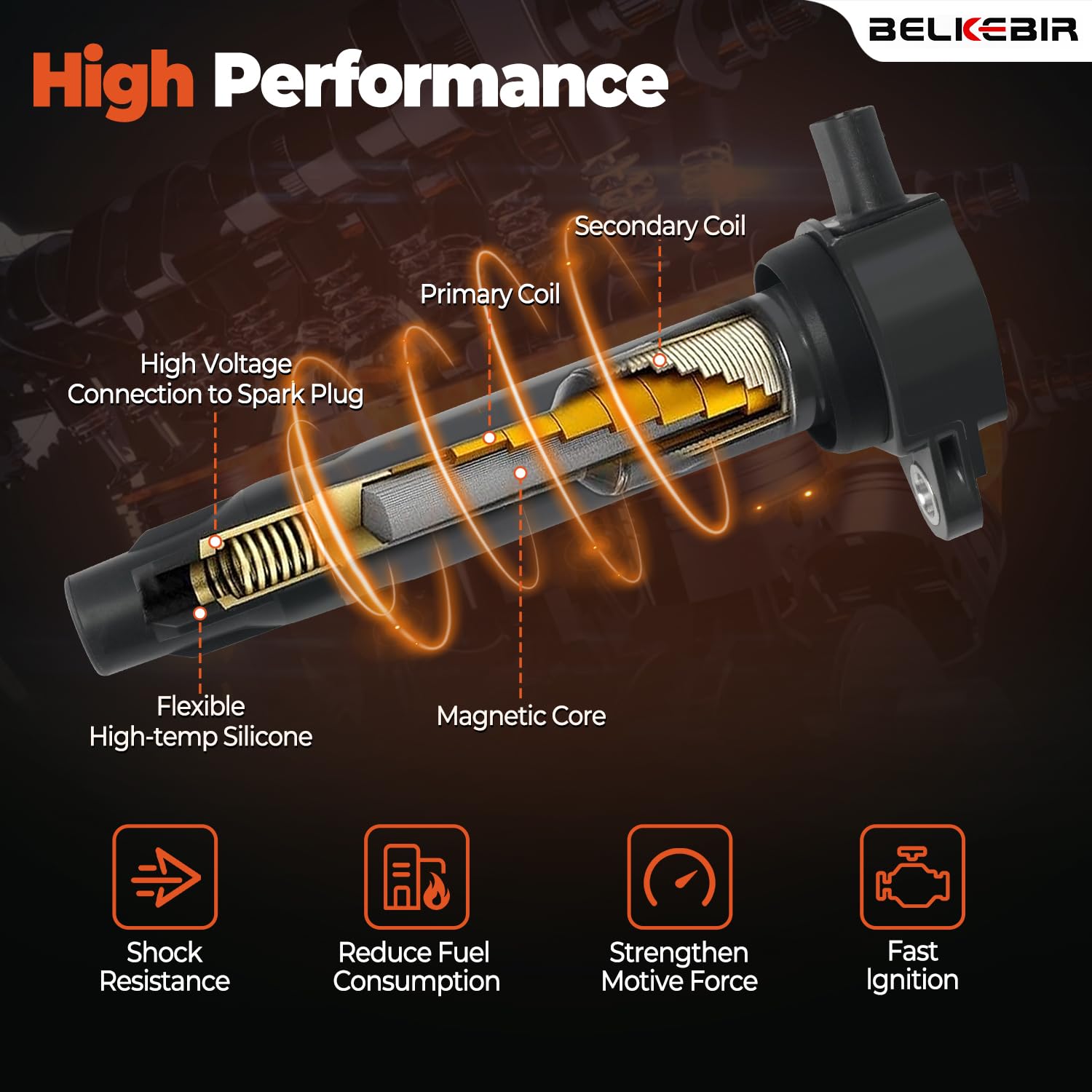 BELKEBIR compatibility image highlights Jeep, Chrysler, and Dodge models for easy matching.