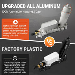 BELKEBIR durable aluminum construction emphasizes long‑lasting engine cooling performance.