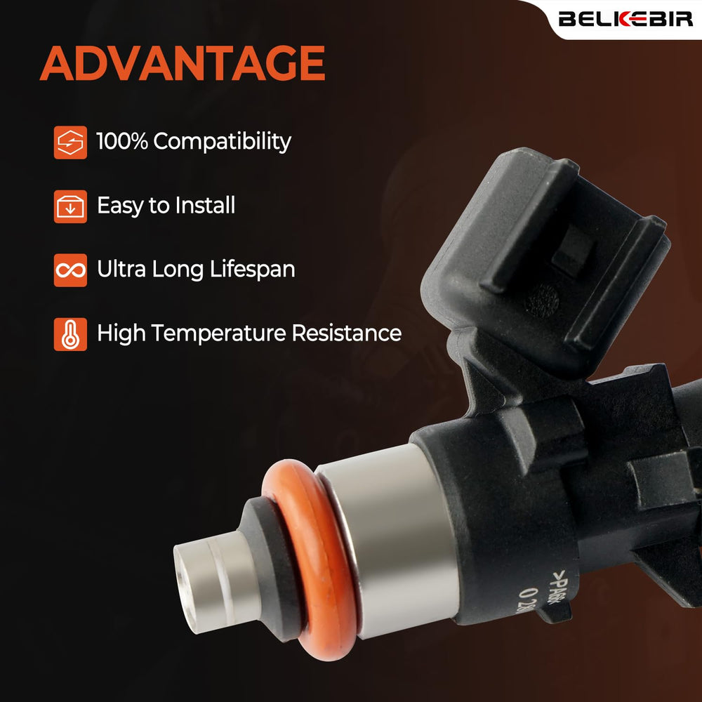 BELKEBIR durable fuel injectors resist corrosion and heat for longevity.