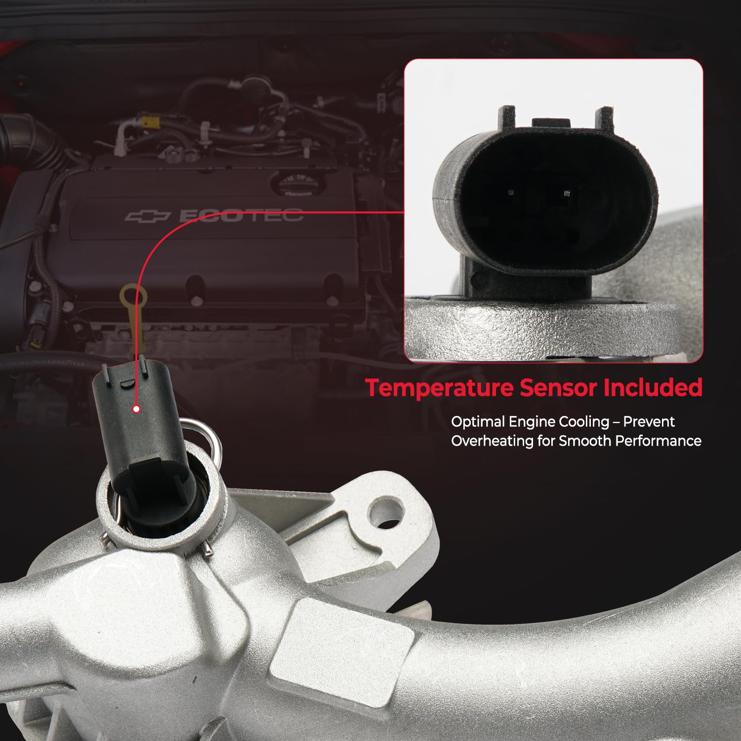 BELKEBIR engine cooling component packaging signals ready-to-install solution.