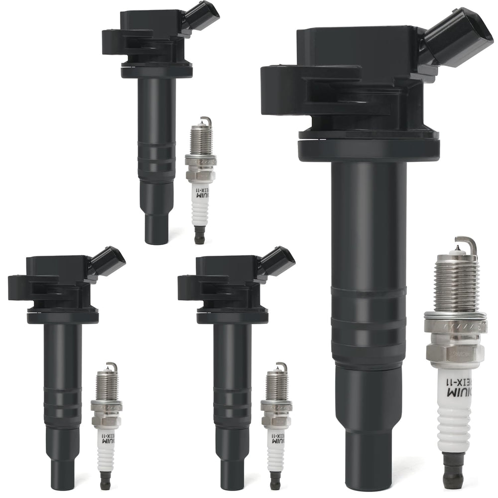BELKEBIR ignition coil pack 4pc close-up for reliable ignition across compatible engines.