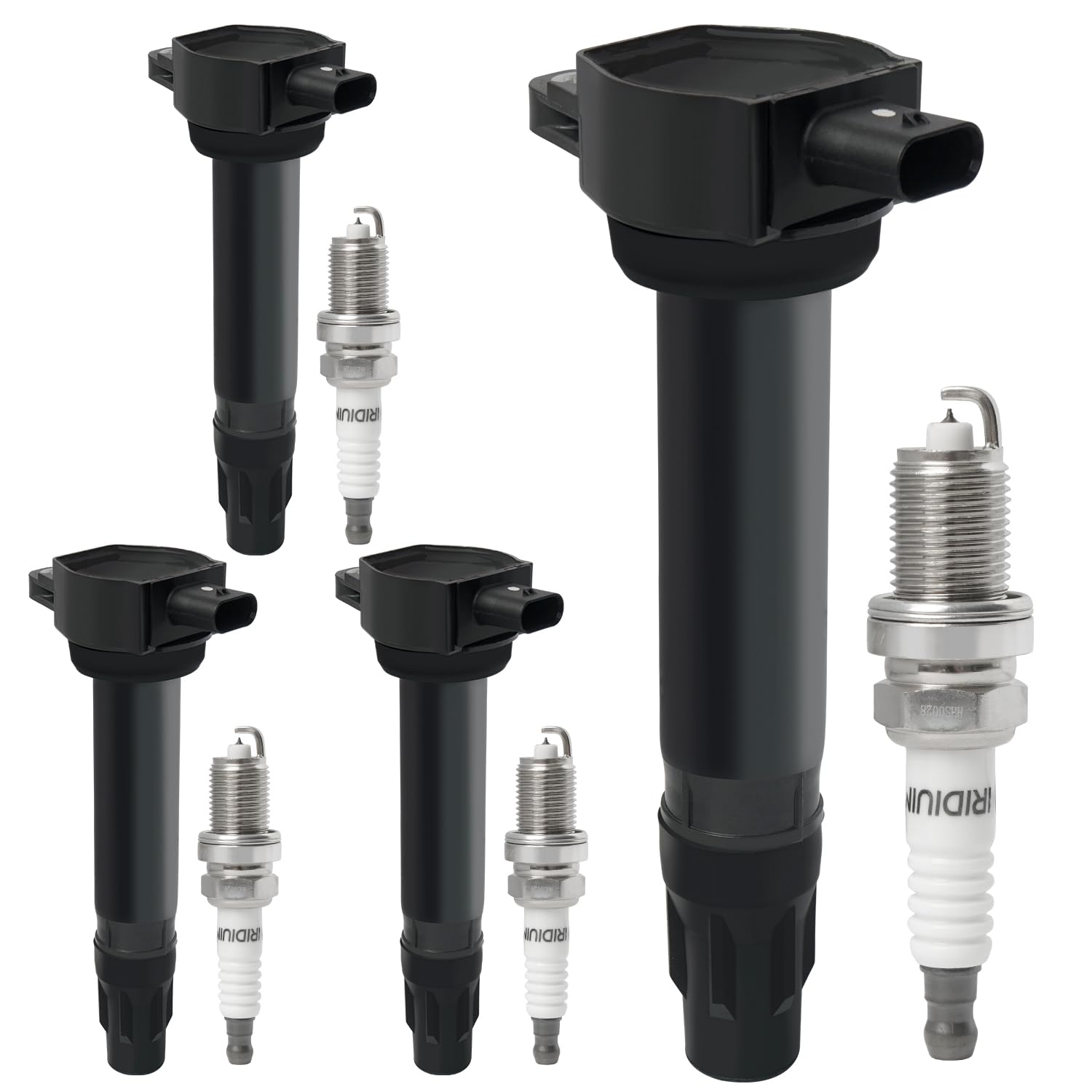 BELKEBIR ignition coil pack set for Jeep Compass boosts ignition stability and throttle response.