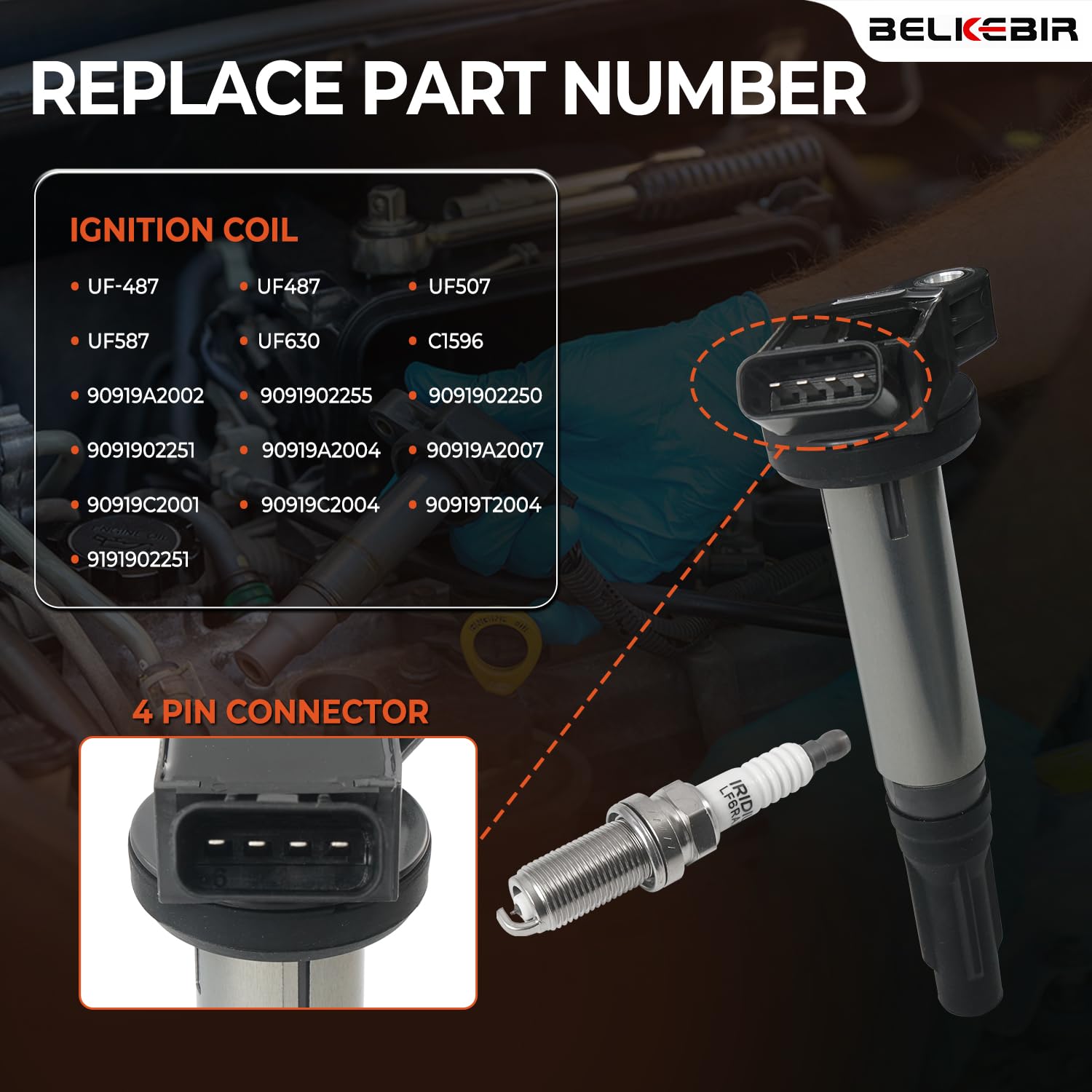 BELKEBIR ignition coil packs for ES300h and NX300h deliver steady power.