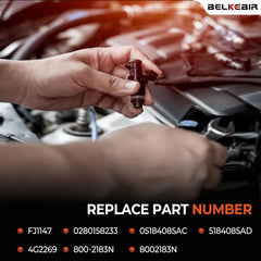 BELKEBIR injector with pre-installed seals for quick, easy installation.