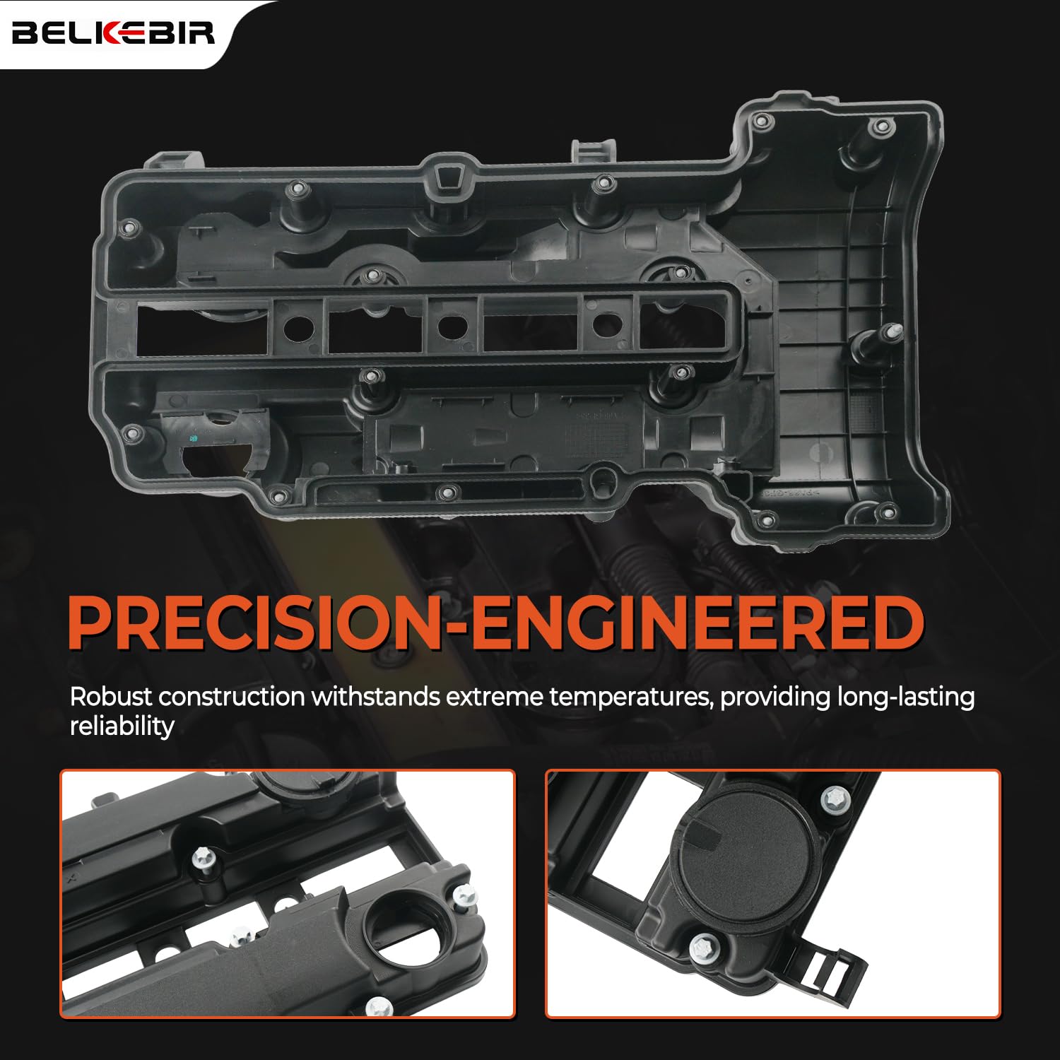 BELKEBIR installation-ready kit simplifies the valve cover replacement process.