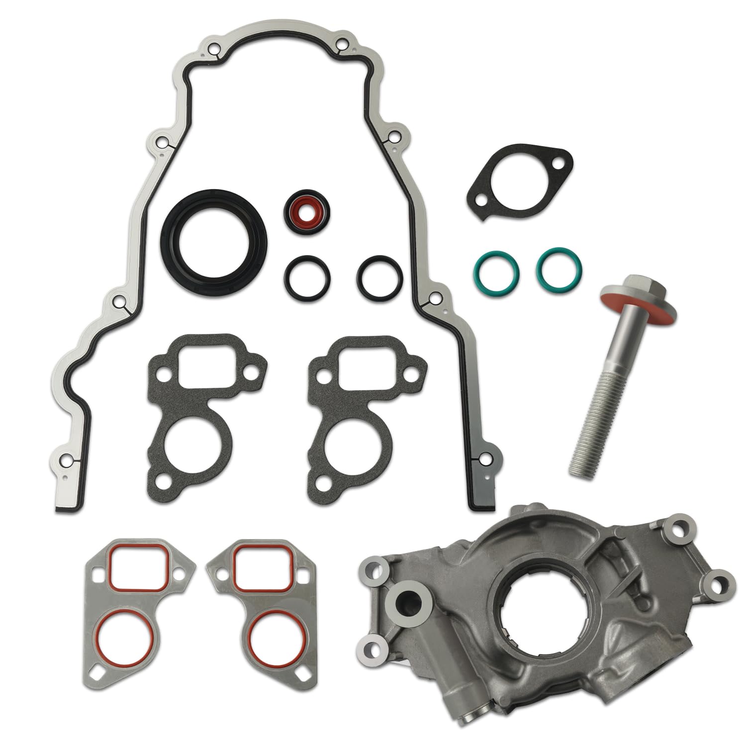 BELKEBIR M295HV oil pump kit front view demonstrates durable, high-volume oil flow