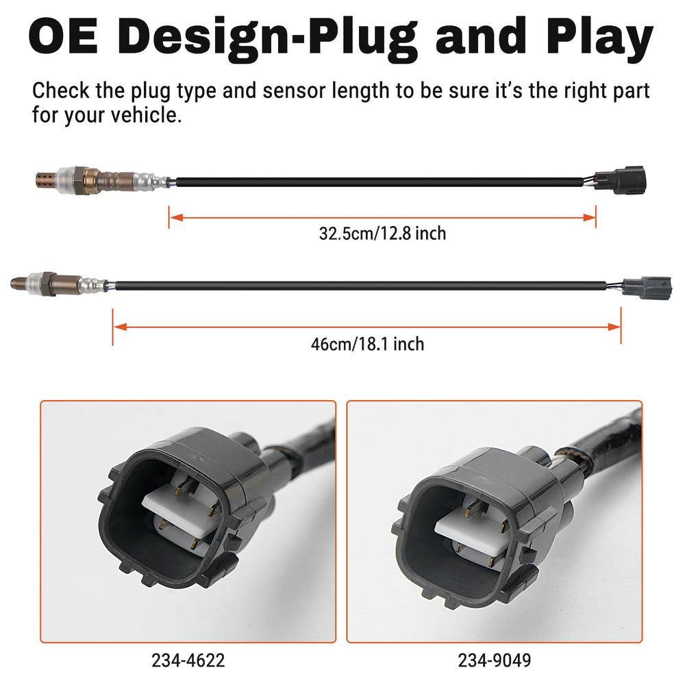 BELKEBIR downstream O2 sensor for Camry 2.4L ensures reliable exhaust monitoring.