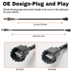 BELKEBIR downstream O2 sensor for Camry 2.4L ensures reliable exhaust monitoring.