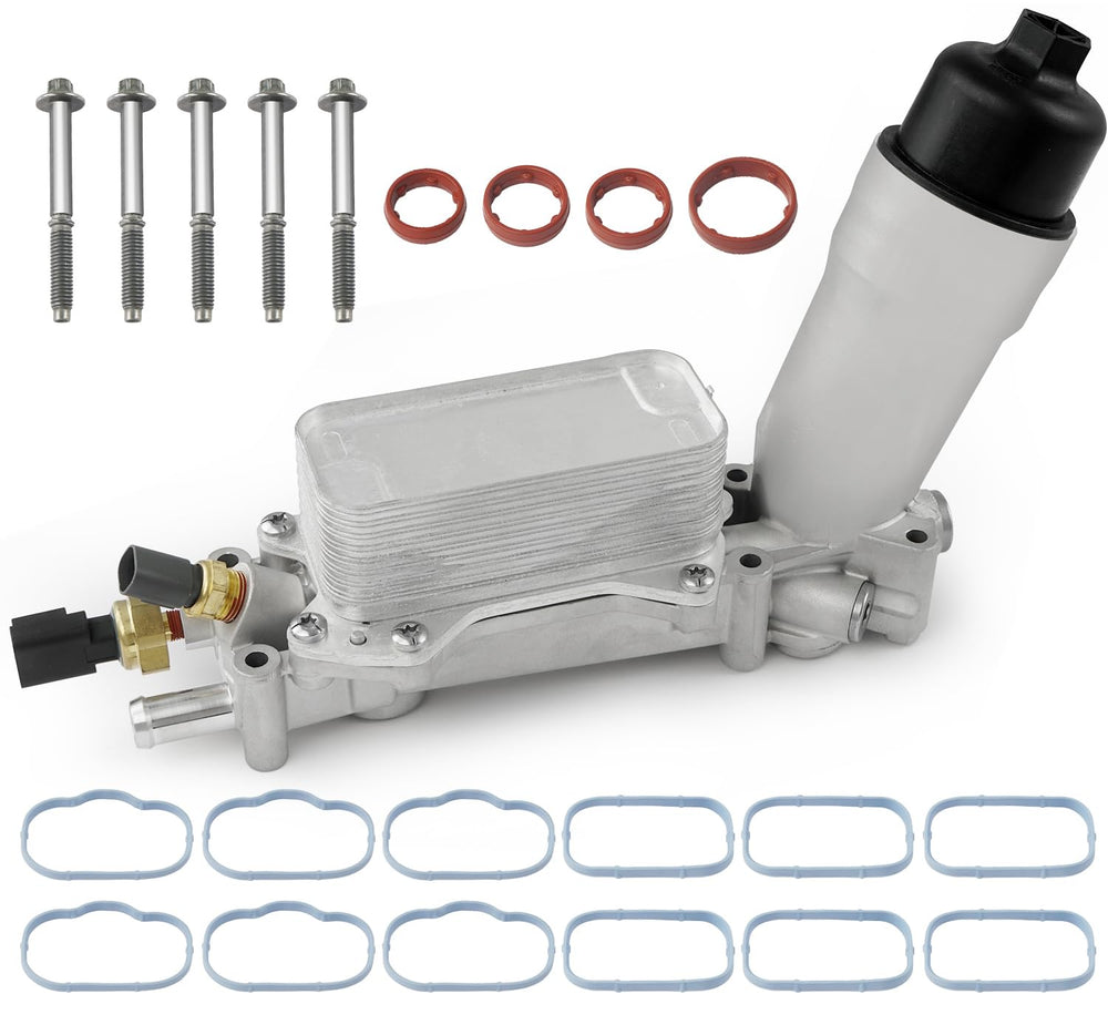 BELKEBIR aluminum oil cooler full unit for durable engine cooling