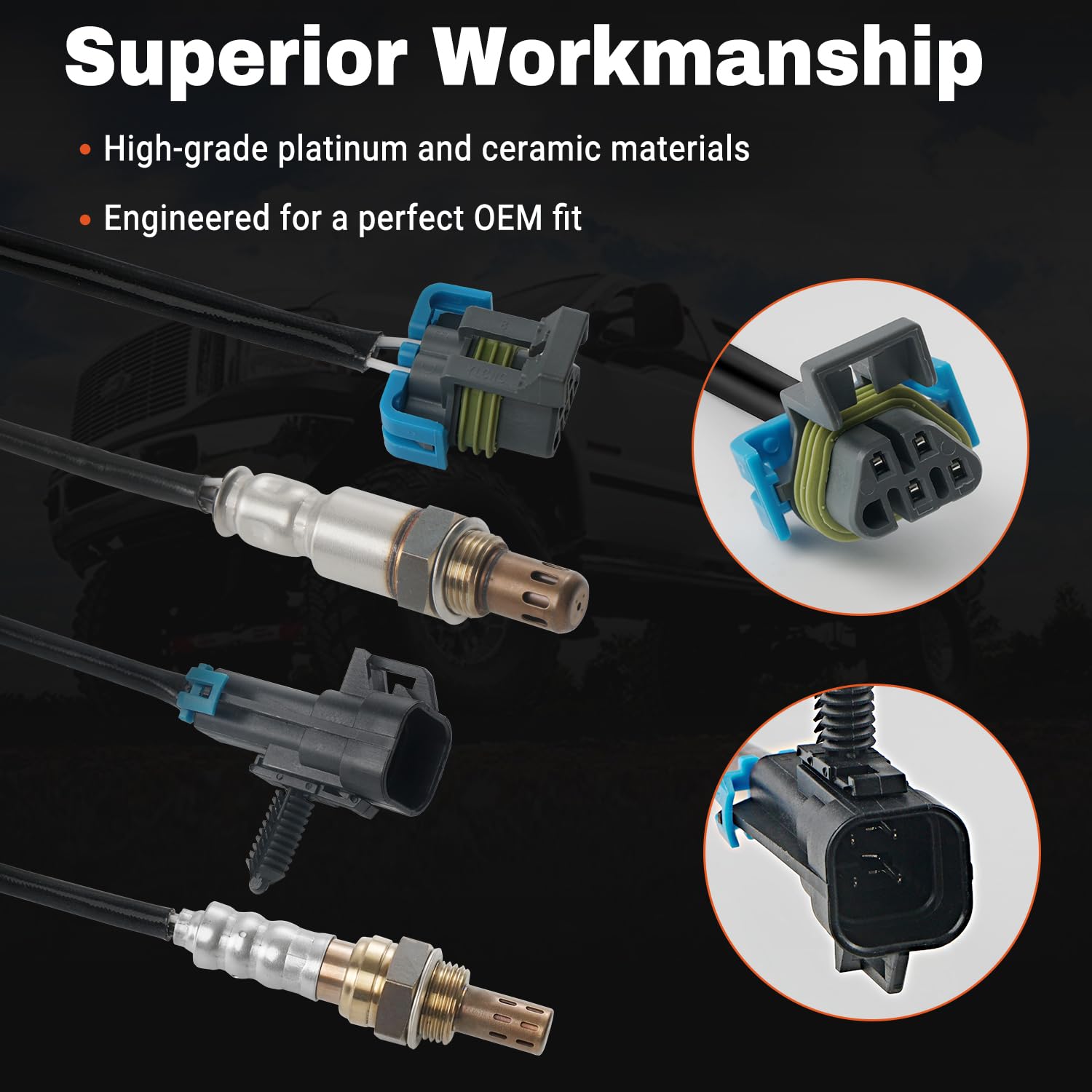 BELKEBIR oxygen sensor compatibility guide for Chevy, GMC, Pontiac, Saturn models to confirm fit