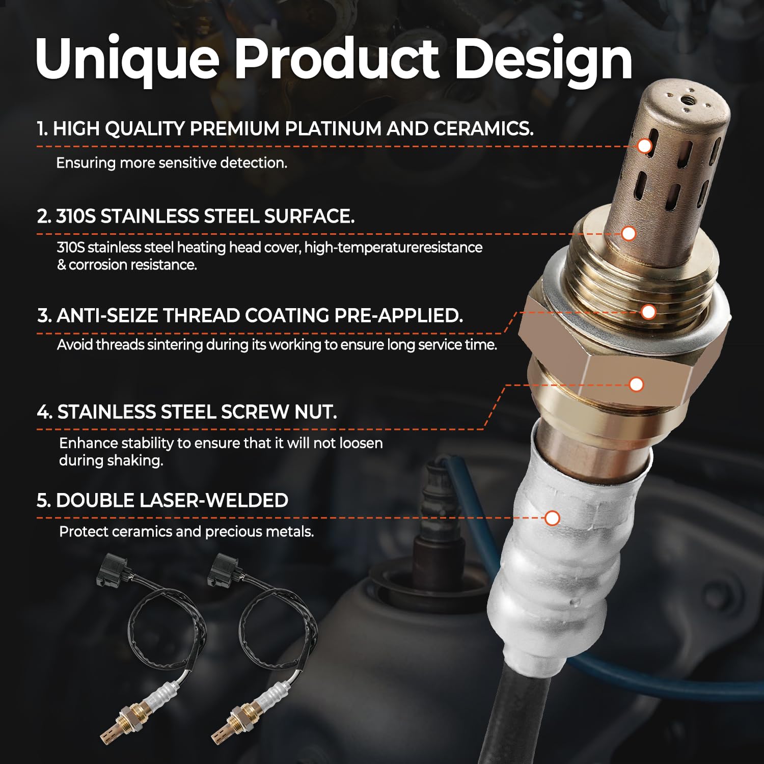 BELKEBIR oxygen sensor packaging protects parts during shipping
