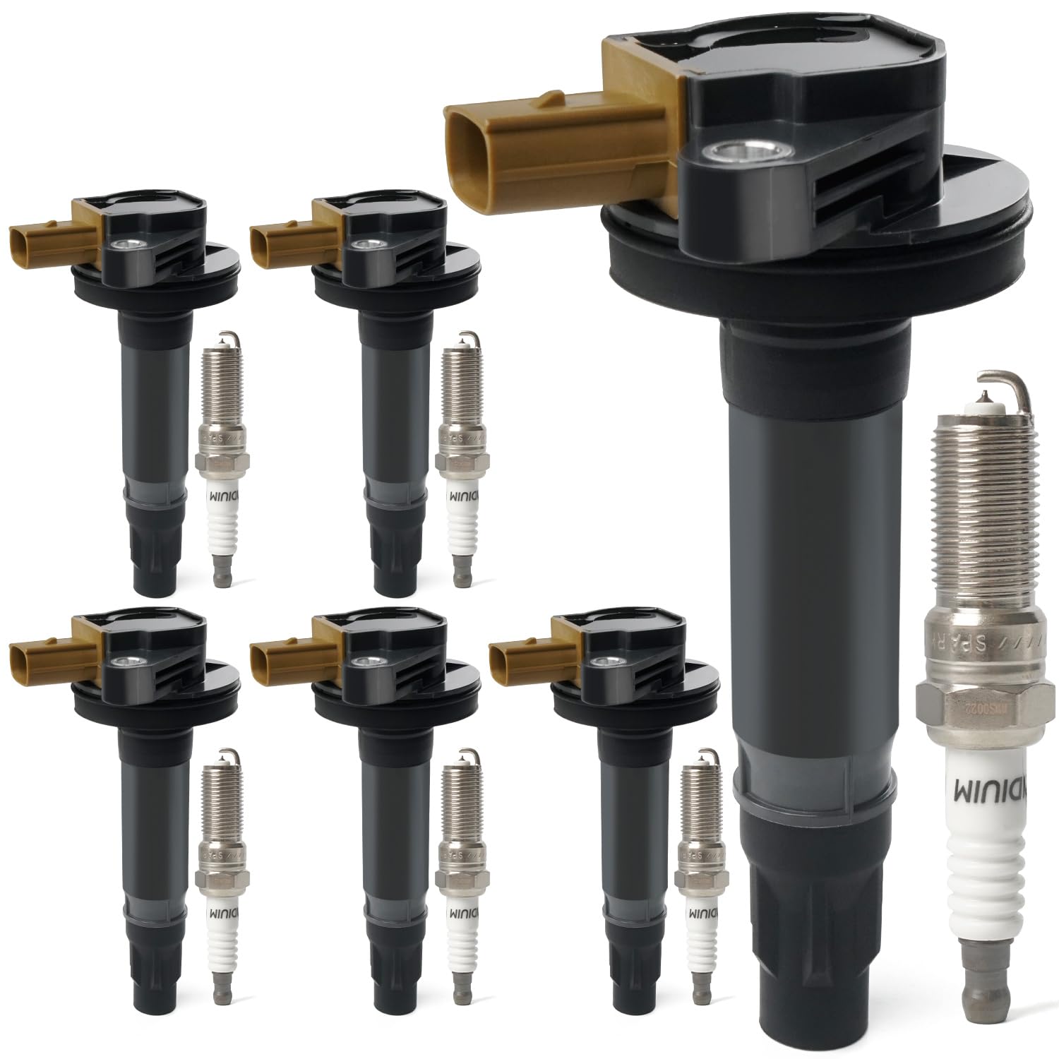 BELKEBIR six-pack ignition coils and plugs for OEM‑like performance