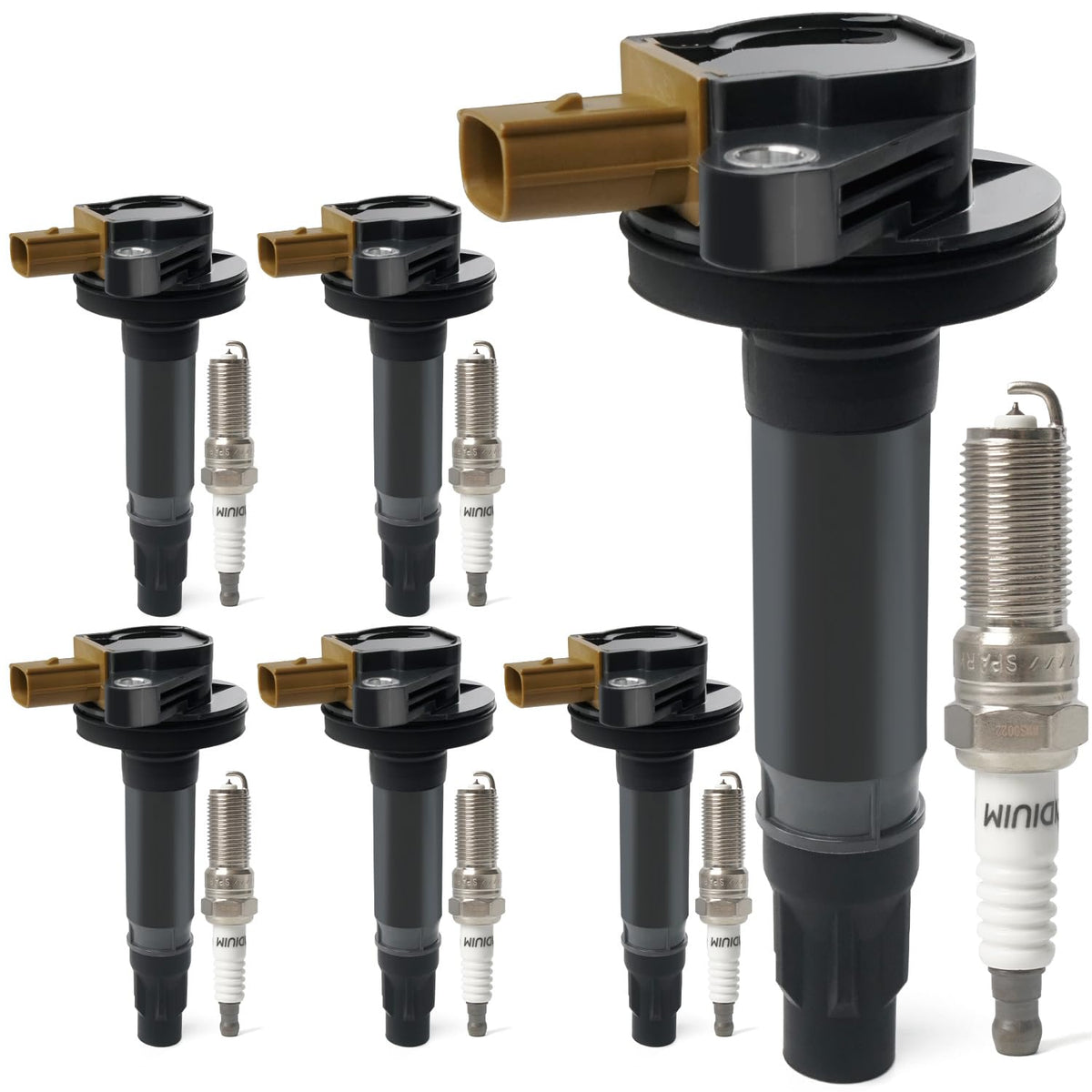 BELKEBIR six-pack ignition coils and plugs for OEM‑like performance