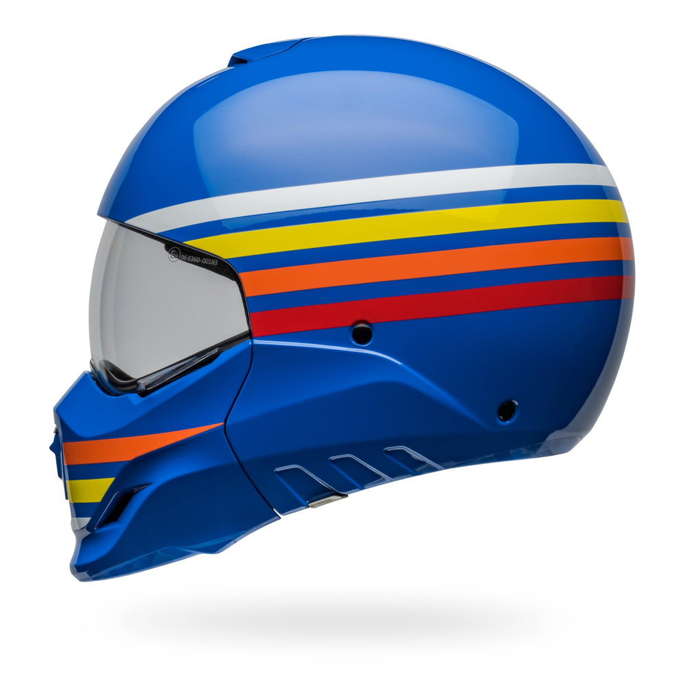 Bell Broozer Blue Prime Small side profile highlighting modular versatility