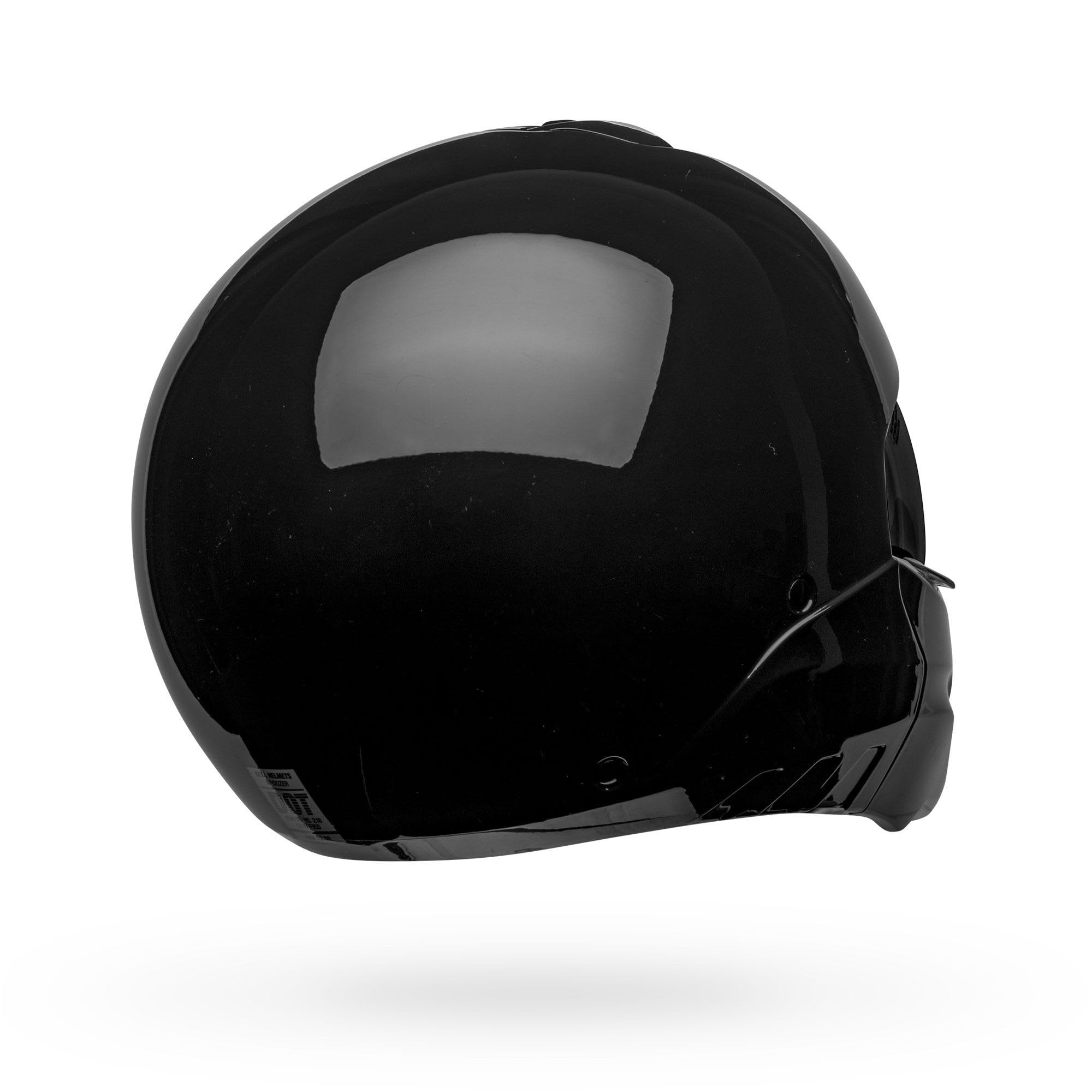 Bell Broozer gloss black anti-fog shield, clear vision in varying weather