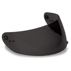 Bell ClickRelease Shield in dark smoke front view with anti-fog protection