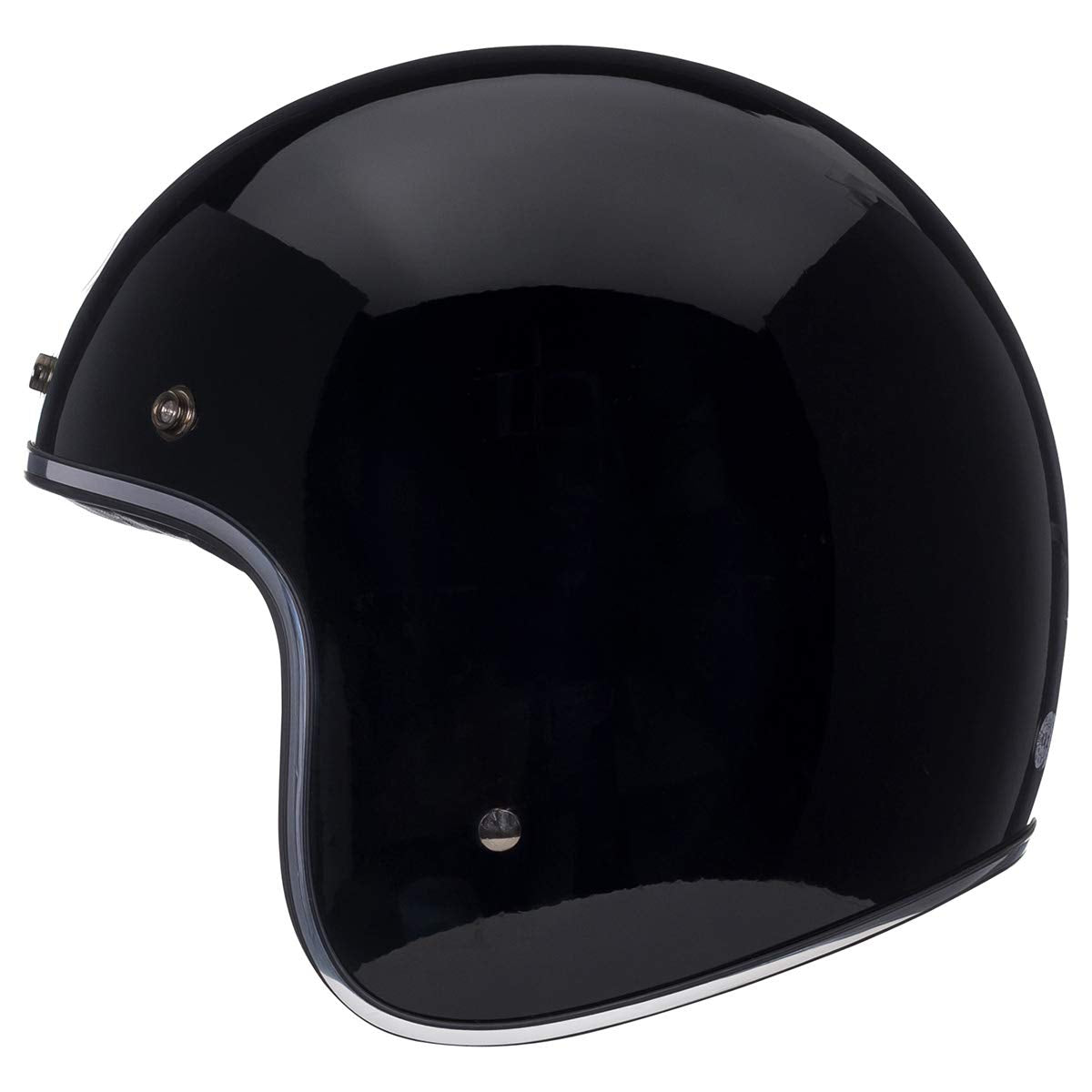 Bell Custom 500 fiberglass shell delivers sturdy protection while remaining light