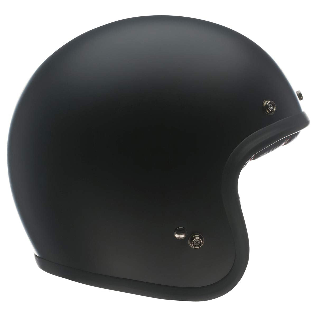 Bell Custom 500 helmet matte black front view, lightweight feel for city rides
