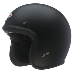 Bell Custom 500 helmet matte black interior padding for quick-dry sweat management.