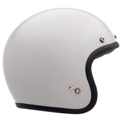 Bell Custom 500 Vintage White front view for retro road-ready style.