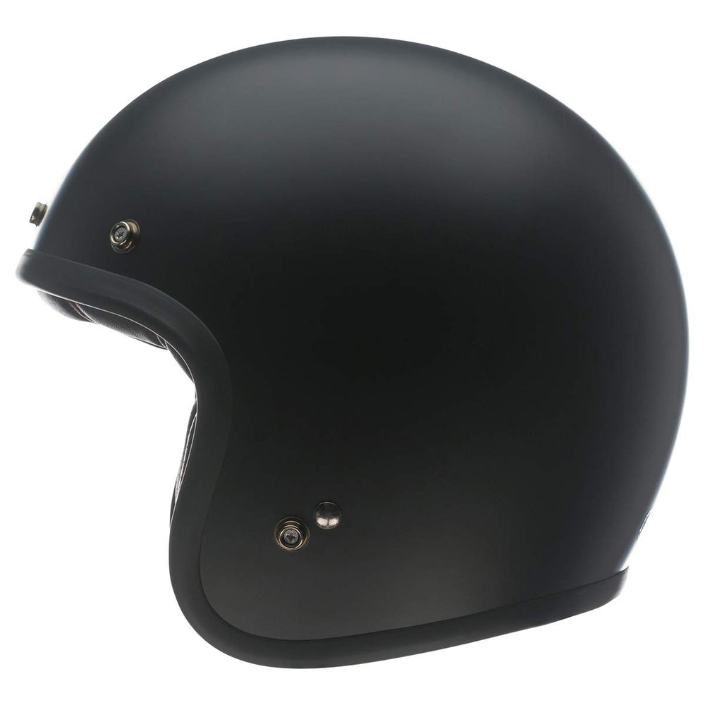 Bell Custom 500 matte black fiberglass shell durable construction