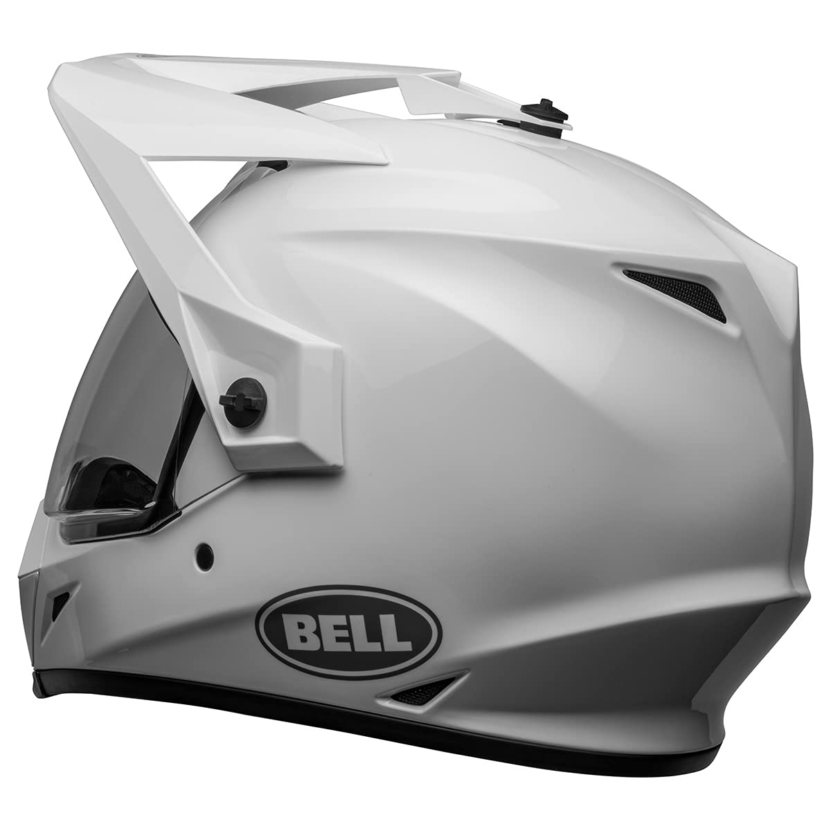Bell MX-9 Adventure helmet visor removed for street look