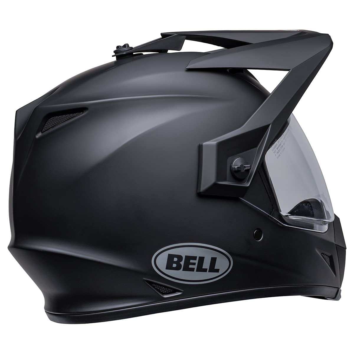 Bell MX-9 Adventure communication-ready pockets for Bluetooth gear.