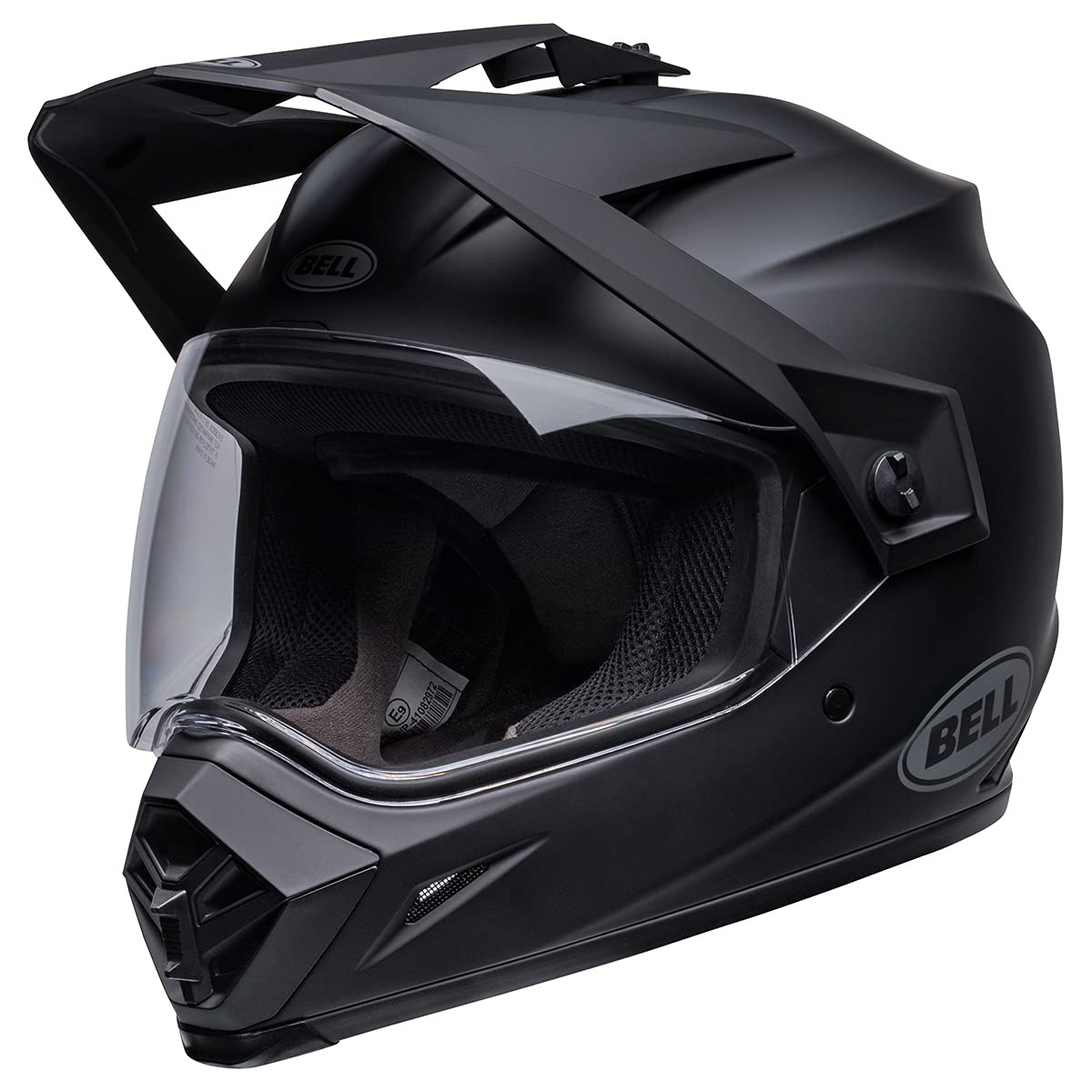 Bell MX-9 Adventure shield-up, quick-face shield access during variable conditions.