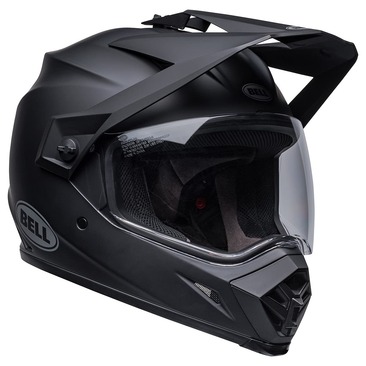 Bell MX-9 Adventure MIPS helmet front view with secure fit for rugged rides.