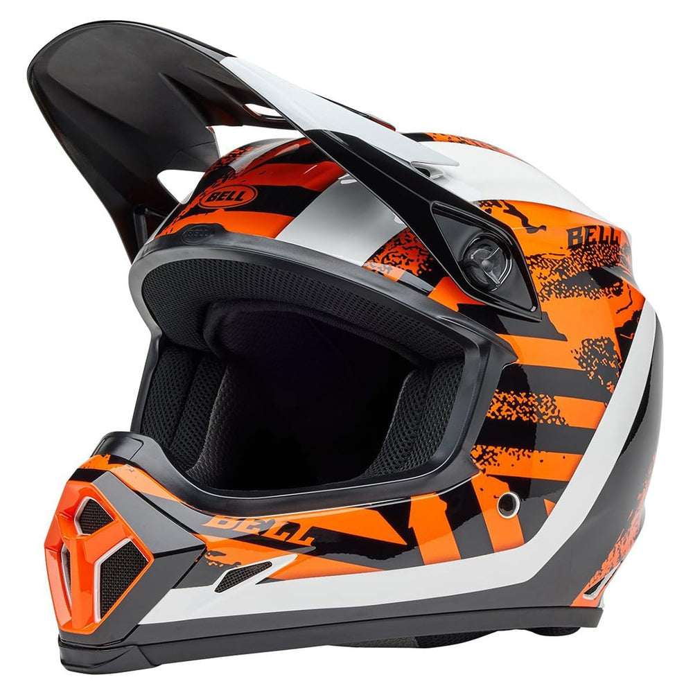 Bell MX-9 MIPS dirt helmet, front view, enhanced cooling on hot rides.