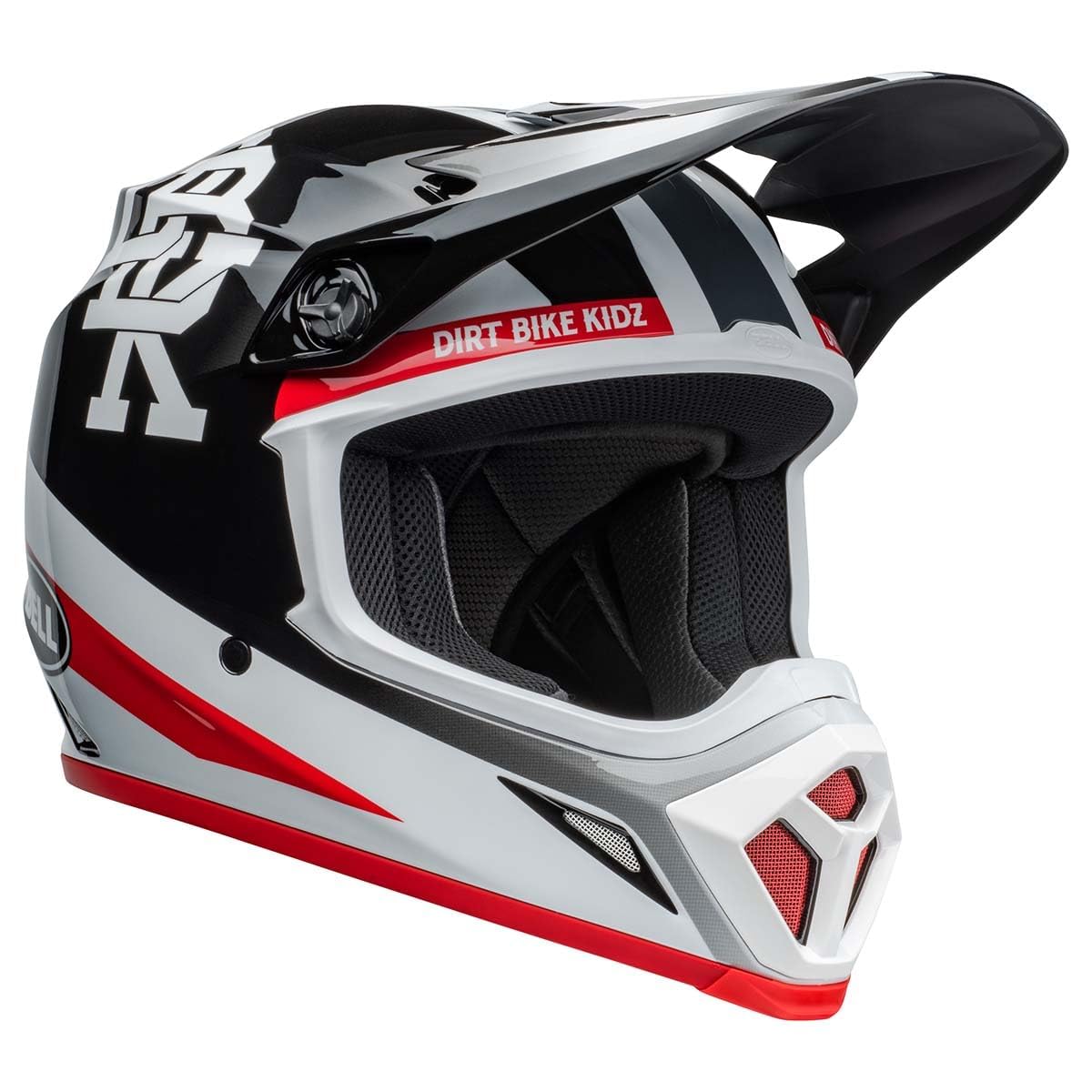 Bell MX-9 MIPS helmet highlights Velocity Flow ventilation for cool, comfortable rides.