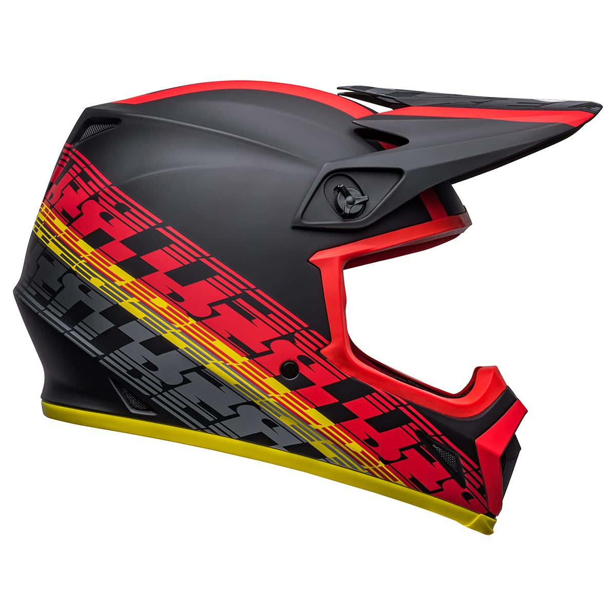 Bell MX-9 MIPS offset color design for a bold off-road look.