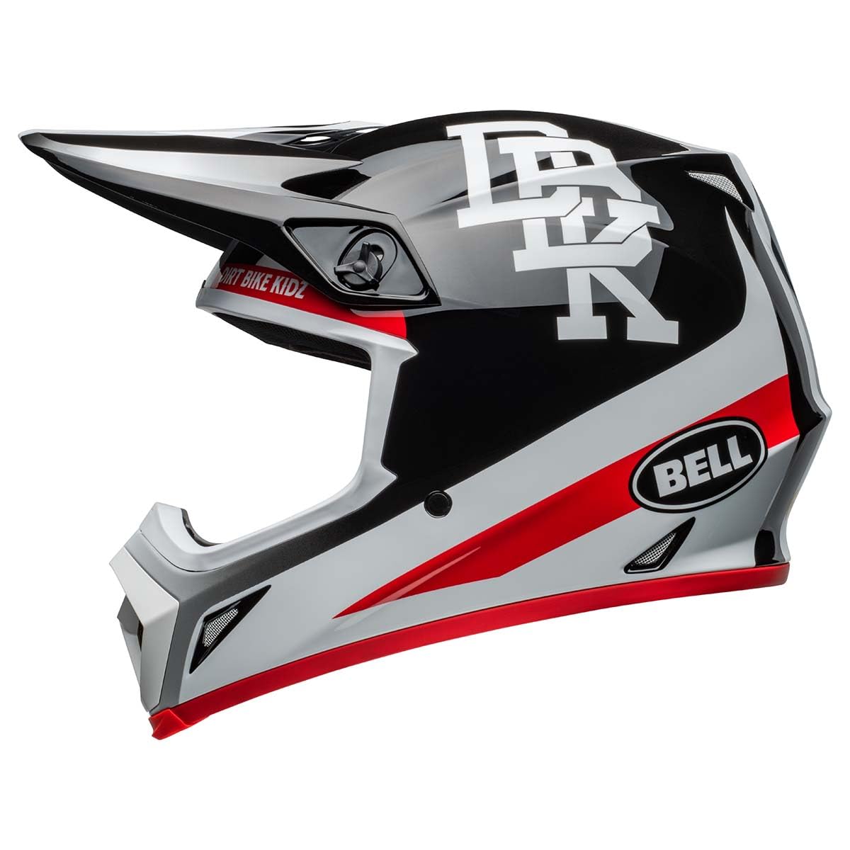 Bell MX9 Twitch DBK24 Velocity Flow vents promote cooling during rides