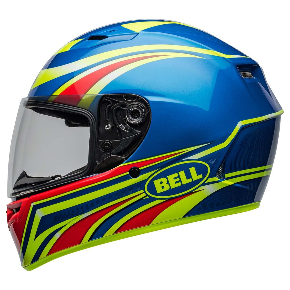Bell Qualifier Conduit Gloss Retina Blue padding close-up showing quick-dry and odor control